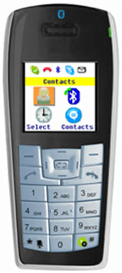 PMR Bluetooth VoIP Phone for Skype